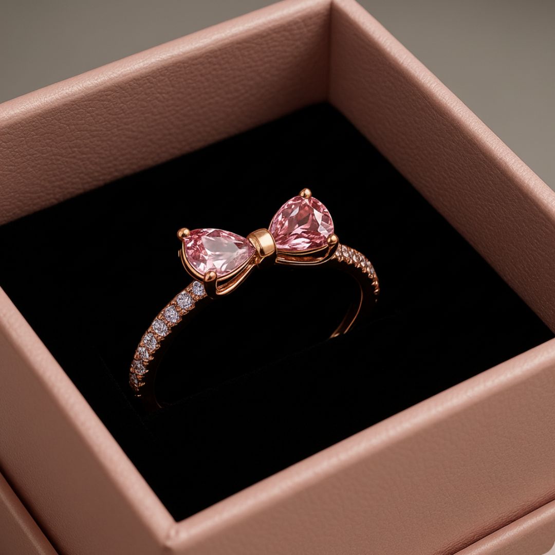 Anillo lazo moñito de amor