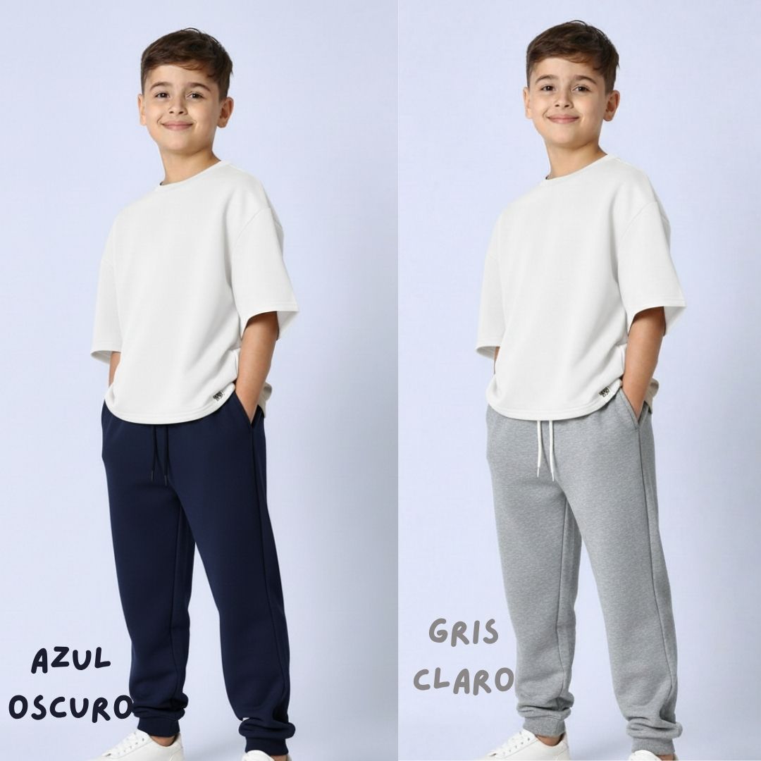 Joggers Premium Kids™ Pensados para el día a día