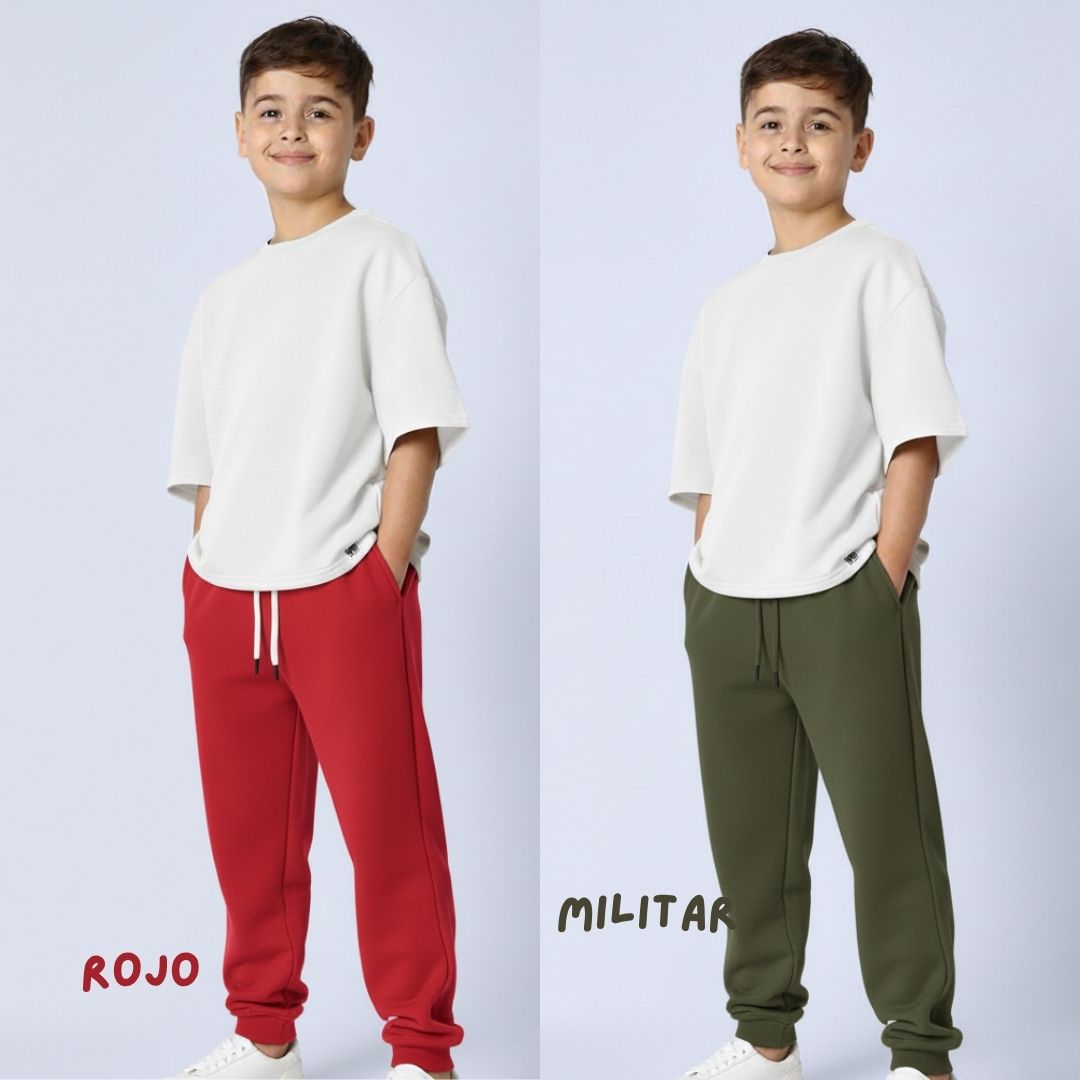 Joggers Premium Kids™ Pensados para el día a día