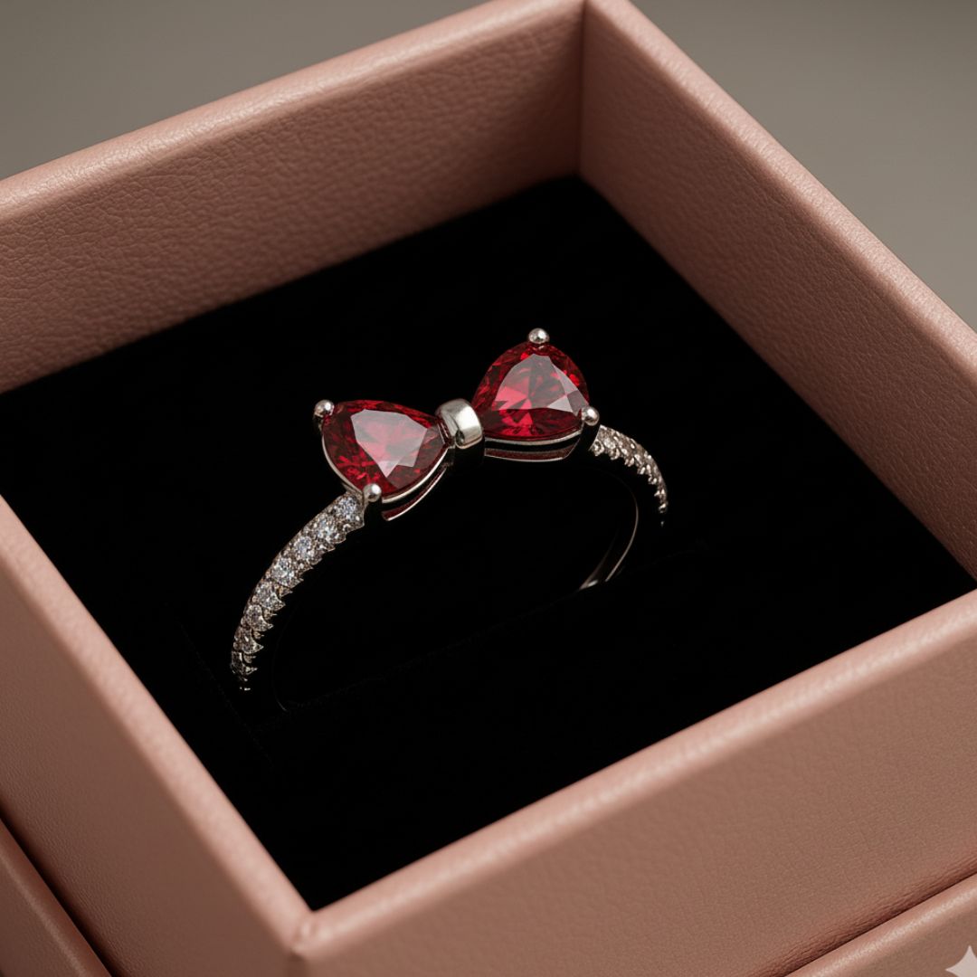 Anillo lazo moñito de amor