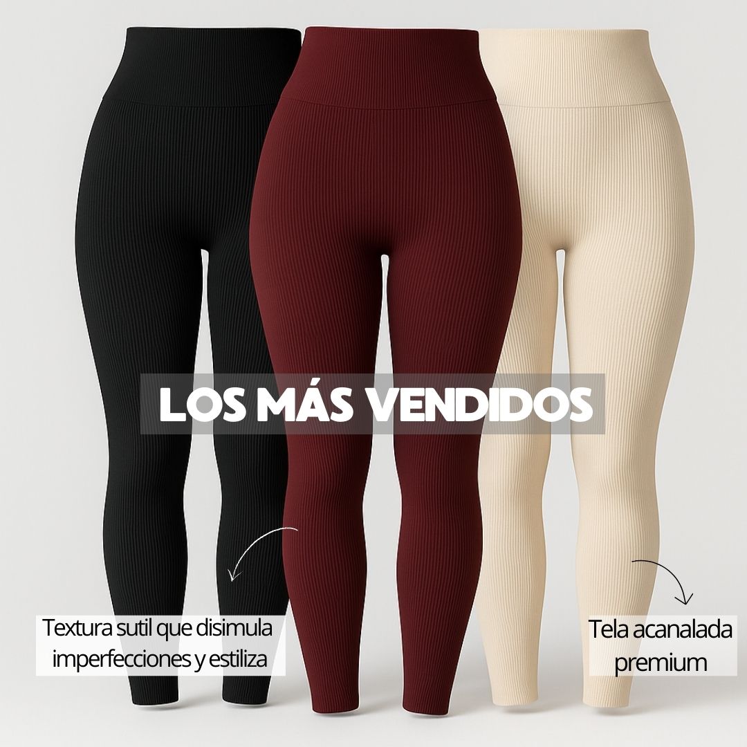 Leggins Rib Premium™ | Comodidad que Realza tu Figura